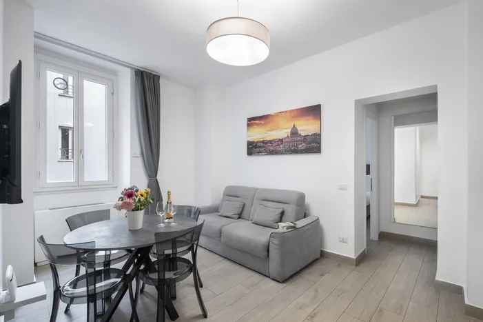 Two-bedroom, two-bathroom apartment